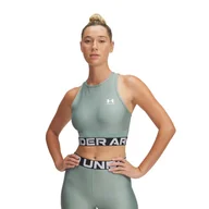 Koszulki sportowe damskie - Top treningowy damski Under Armour Heat Gear Rib Tank - miniaturka - grafika 1