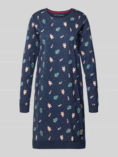 Koszula nocna o kroju relaxed fit z nadrukiem z motywem na całej powierzchni model ‘XMAS’ - Bielizna nocna Koszula nocna o kroju relaxed fit z nadrukiem z motywem na całej powierzchni model ‘XMAS’ - Bielizna nocna - miniaturka - grafika 1