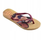 Klapki i japonki damskie - Havaianas Japonki Dziewczęce Disney Księżniczki Na Lato 31-32 Żxl - miniaturka - grafika 1