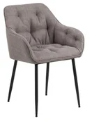 Krzesła - Krzesło Brooke szary jasny - miniaturka - grafika 1