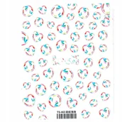 Ozdoby do paznokci - Nail Art Allepaznokcie Naklejki do paznokci cienkie samoprzylepne Design Nr TS-463 - miniaturka - grafika 1