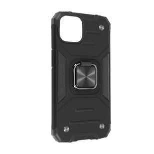 iPhone 13 Etui hybrydowe wzmocnione metalicznym czarnym pierścieniem - Etui i futerały do telefonów - miniaturka - grafika 1