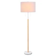Lampy stojące - Stojąca lampa podłogowa Fogo LP-0304/2F WH Light Prestige do salonu biała - miniaturka - grafika 1