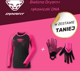 Bielizna sportowa damska - DYNAFIT Zestaw: bielizna Dryarn + rękawiczki DNA - grafika 1
