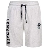 Spodenki męskie - Lonsdale Lonsdale Szorty męskie Knutton szary Marl Grey Light l 117088 - miniaturka - grafika 1