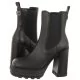 Botki damskie - Botki Tjw High Heel Chelsea Black EN0EN02306 BDS (TH860-a) Tommy Hilfiger - miniaturka - grafika 1