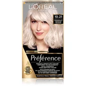 Farby do włosów i szampony koloryzujące - Loreal Recital Preference 10.21/Z2 Stockholm Bardzo jasny blond opalizujący - miniaturka - grafika 1