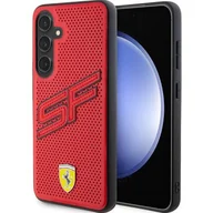 Etui i futerały do telefonów - Ferrari FEHCS24MPINR S24+ S926 czerwony/red hardcase Big SF Perforated - miniaturka - grafika 1