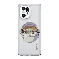 Etui i futerały do telefonów - ERT GROUP etui na telefon Oppo FIND X5 PRO, case oryginalny i oficjalnie licencjonowany przez Star Wars, wzór Baby Yoda 026, optymalnie dopasowane, plecki z TPU częściowo przeźroczyste - miniaturka - grafika 1