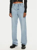 Spodnie damskie - Patrizia Pepe Jeansy 8P0692/D1WZB-CA49 Niebieski Regular Fit - miniaturka - grafika 1