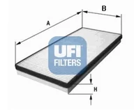 Filtry kabinowe - Filtr, wentylacja przestrzeni pasażerskiej UFI Filtry 53.061.00 - miniaturka - grafika 1