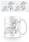 Kubki - Disney Winnie the Pooh kubek do kawy Bounce biały - miniaturka - grafika 1