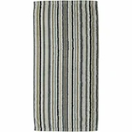 Ręczniki - Ręcznik plażowy Stripes 70x180 żwirowy frotte 510g/m2 100% bawełna Cawoe - miniaturka - grafika 1
