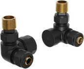 Zawory i kraniki - Mexen zawory grzejnikowe osiowe, czarne - W903-000-70 - miniaturka - grafika 1