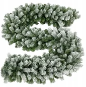 Ozdoby bożonarodzeniowe - Girlanda choinkowa ośnieżona 2.7m HQ Ruhhy 26244 - miniaturka - grafika 1