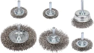 Yato Zestaw Szczotek Na Wiertarkę Inox, 6Szt. YT-47593 5906083057427 - Materiały ścierne - miniaturka - grafika 1