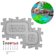 Maty edukacyjne - Mata sensoryczna Magnetyczny tor samochodowy MFK-068 - miniaturka - grafika 1