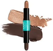 Bronzery i konturowanie twarzy - NYX Professional Makeup - WONDER STICK - DualEnded Face Shaping Stick - Sztyft do konturowania twarzy - 2x4 g - 07 DEEP - miniaturka - grafika 1