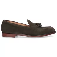 Półbuty damskie - Crockett & Jones Loafer CAVENDISH 2 zielony - miniaturka - grafika 1