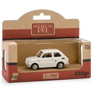 Kolekcja PRL Fiat 126p biały - Sport i wypoczynek - miniaturka - grafika 1