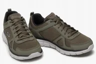 Sneakersy męskie - Skechers Buty Męskie Sneakersy Track Scloric Zielone 42 Eu - miniaturka - grafika 1