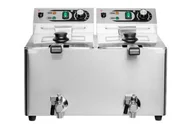 Inne urządzenia gastronomiczne - RESTO QUALITY Frytownica gastronomiczna 2x8L – 2x3kW z kranikiem RQF8LV2 - miniaturka - grafika 1