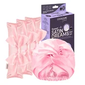 Ozdoby do włosów - Sweet Satin Dreams - zestaw do stylizacji włosów podczas snu Pink - GLOV - miniaturka - grafika 1