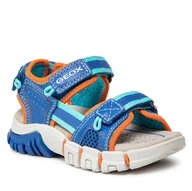 Sandały damskie - Geox Sandały J S.Dynomix B. B J25GHB 0FE15 C0685 M Royal/Orange - miniaturka - grafika 1