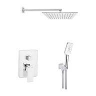 Zestawy prysznicowe - Invena Nyks zestaw prysznicowy podtynkowy chrom BS-28-0K2 - miniaturka - grafika 1