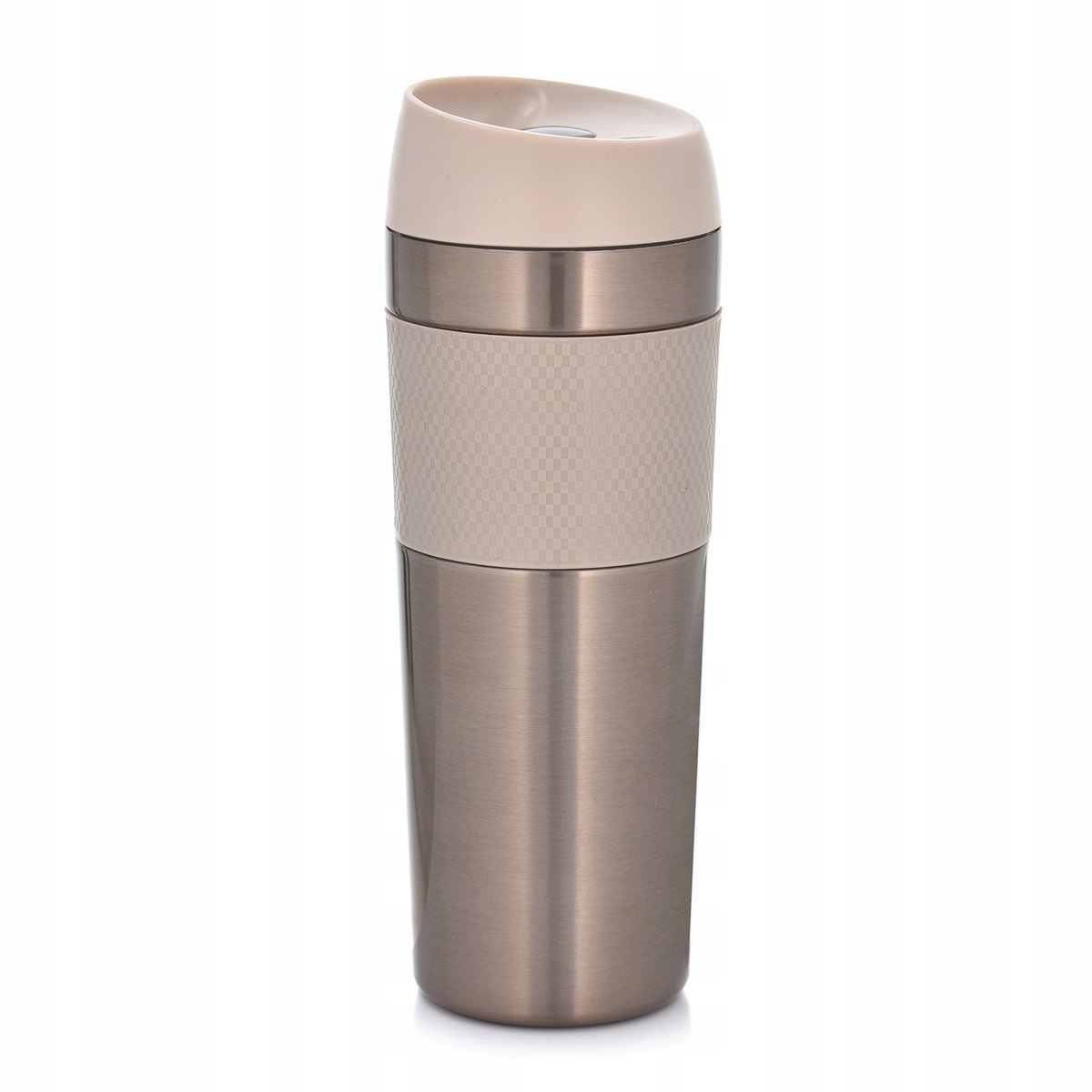 66738 Kubek termiczny Metalic 450 ml beżowy AMBITION