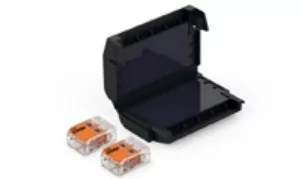 Puszka żelowa EASY-PROTECT 222 ze złączkami WAGO-COMPACT 221-412 - Pozostałe akcesoria sieciowe - miniaturka - grafika 1