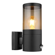 Lampy ogrodowe - Kinkiet zewnętrzny z czujnikiem XELOO 32014BSS Globo - miniaturka - grafika 1