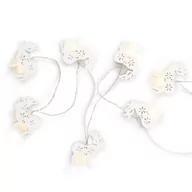 Ozdoby bożonarodzeniowe - Dekoracja świąteczna CRALA kolor biały do wewnątrz decoking - LEDLIG/CRALA/WOODENREINDEER/WWH/10PCS - miniaturka - grafika 1