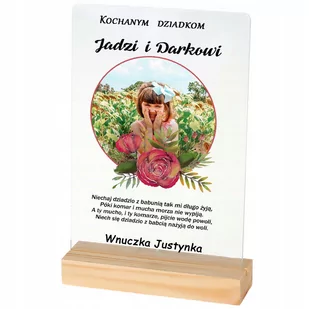 Ramka Ze Zdjęciem Od Wnuczka Dla Dziadków Y9 - Ramki na zdjęcia - miniaturka - grafika 2