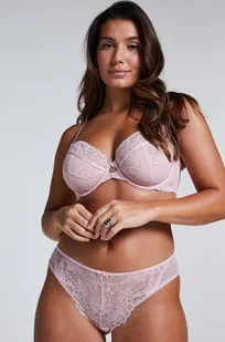 Hunkemöller Nieusztywniany biustonosz z fiszbinami Juliette Różowy - Biustonosze - miniaturka - grafika 1