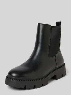 Buty chelsea z ciepłą podszewką wewnętrzną - Botki damskie - miniaturka - grafika 1