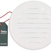 Kratki wentylacyjne - Kratka osłona wentylacyjna biała 125 mm zatrzask okrągła z siatką stalowa - KOTARBAU - miniaturka - grafika 1