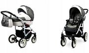 Wózki dziecięce - BabyLux WHITELUX 2w1 5904905102973 - miniaturka - grafika 1
