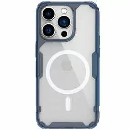 Nillkin Nature Pro Magnetic Case etui iPhone 14 Pro Max magnetyczny pokrowiec MagSafe niebieski - Etui i futerały do telefonów Nillkin Nature Pro Magnetic Case etui iPhone 14 Pro Max magnetyczny pokrowiec MagSafe niebieski - Etui i futerały do telefonów - miniaturka - grafika 1