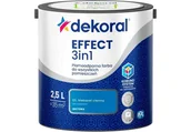 Farby wewnętrzne - Farba Lateksowa Plamoodporna Effect 3IN1 2.5L Niebieski Ciemny Dekoral - miniaturka - grafika 1