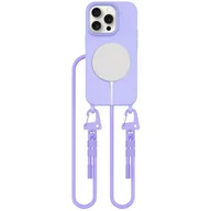 Etui i futerały do telefonów - Etui TECH-PROTECT MagNecklace MagSafe do Apple iPhone 15 Pro Fioletowy - miniaturka - grafika 1