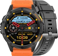 Smartwatch - Gravity GT24-3 Pomarańczowy, Czarny - miniaturka - grafika 1