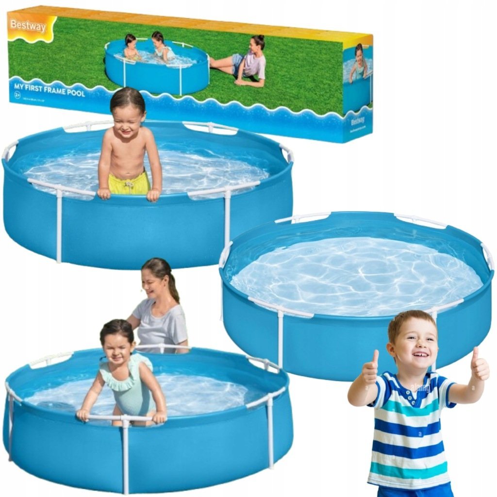 Bestway BASEN STELAŻOWY OGRODOWY DLA DZIECI NA OGRÓD 152X38CM 56283