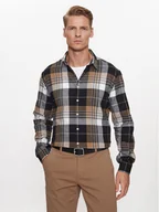 Koszule męskie - Lindbergh Koszula 30-203482 Beżowy Slim Fit - miniaturka - grafika 1