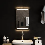 Lustra - vidaXL Lustro łazienkowe z LED, 30x50 cm - miniaturka - grafika 1