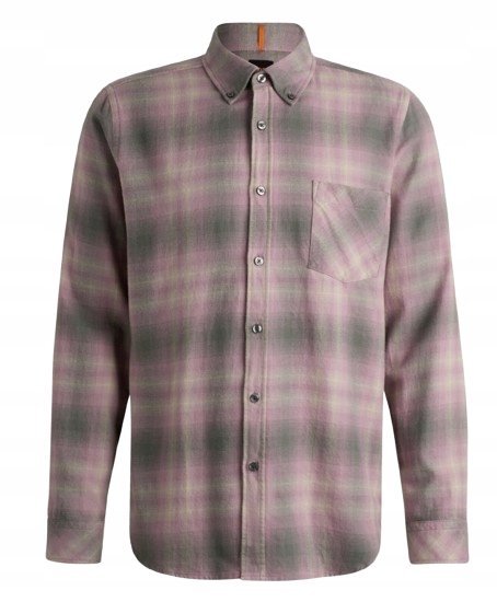 BOSS KOSZULA MĘSKA CASUAL W KRATĘ Z KOŁNIERZYKIEM BUTTON DOWN L 1J5A