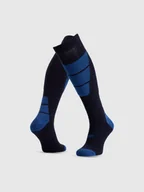 Skarpetki sportowe męskie - 4F Skarpety narciarskie męskie - niebieskie 39-42 - miniaturka - grafika 1