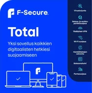 Programy antywirusowe - F-Secure F-SECURE ESD Total 1 Year 7 Device FCFTBR1N007E2 - miniaturka - grafika 1