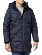 Płaszcze damskie - TOM TAILOR Denim Damski Płaszcz zimowy z kapturem 1032689, 10668 - Sky Captain Blue, XS - miniaturka - grafika 1
