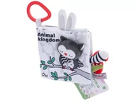 Zabawki sensoryczne - Książeczka Sensoryczna Miękka Ogony Zwierząt Sowa - miniaturka - grafika 1